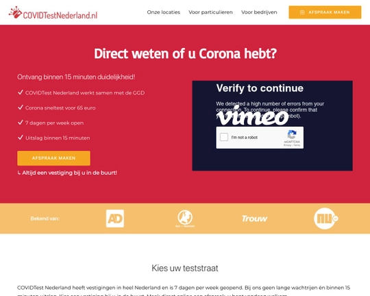 Covidtestnederland.nl Logo
