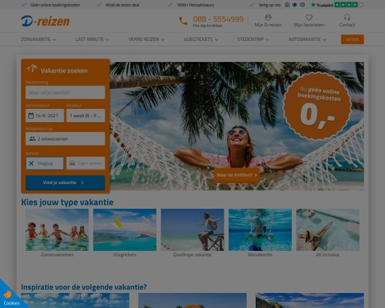 D-reizen.nl Logo
