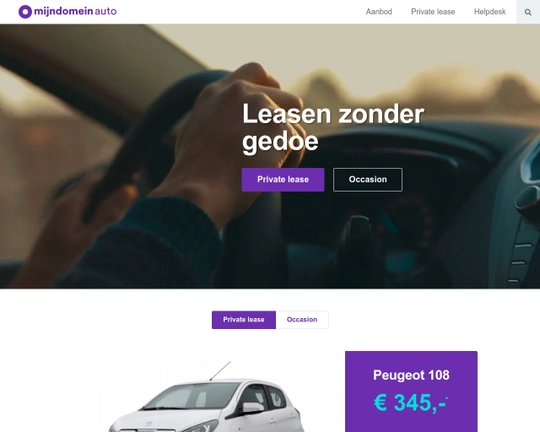 Mijndomeinauto.nl Logo