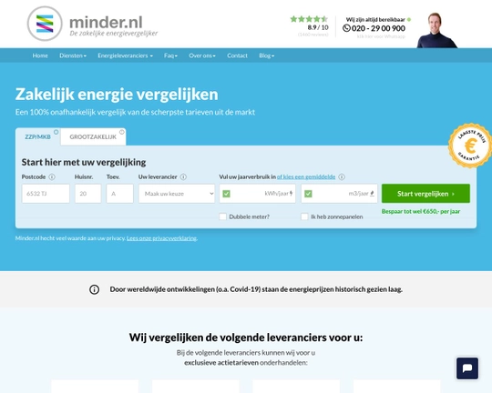 Minder.nl Logo