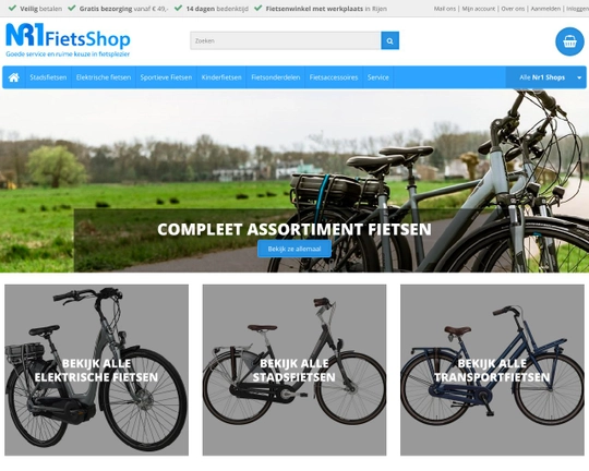 Nr1fietsshop.nl Logo