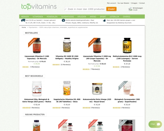 Topvitamins.nl Logo