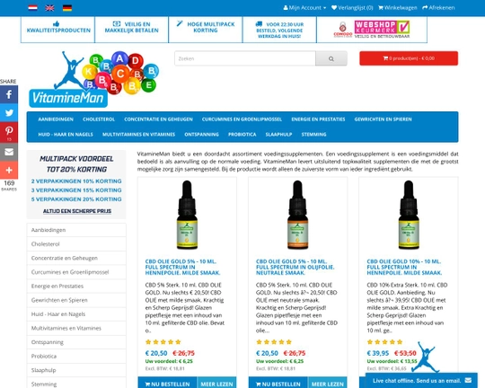 Vitamineman.nl Logo