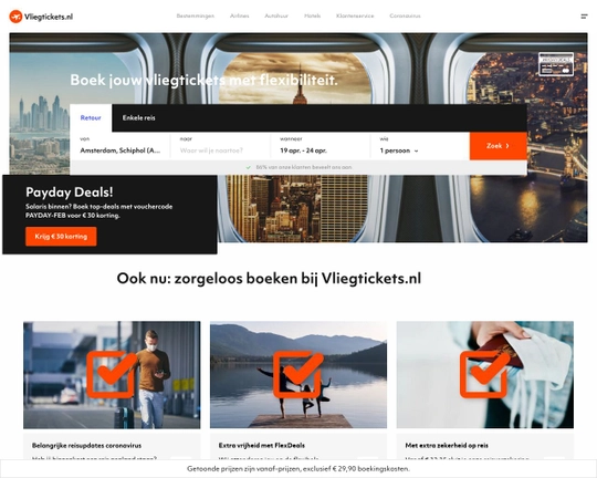 Vliegtickets.nl Logo